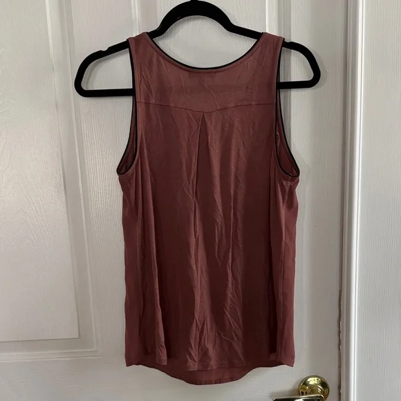 Express Mauve Tank Top with Zipper - Picture 4 of 4